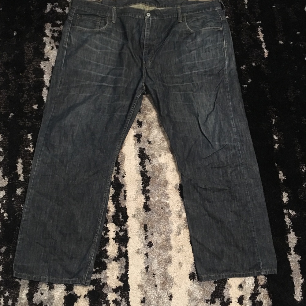Lee jeans for men dark lightly distressed